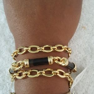 โฃHPโฃ New Ralph Lauren Triple Row Barrel Bracelet